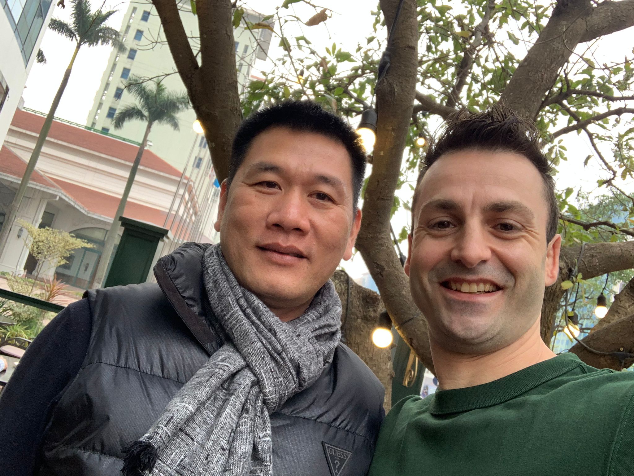 Steve Mate from Caleva with Ha from ATI in Japan